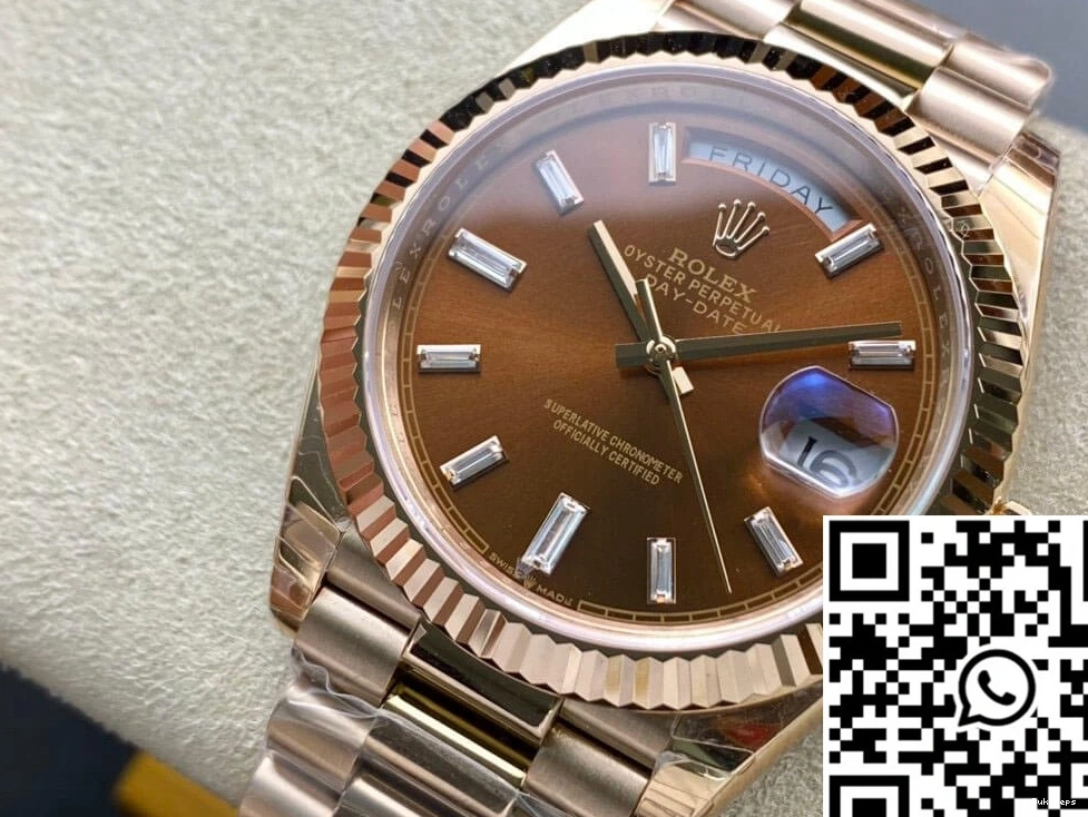 Rose Factory Date V2 Gold Rolex EW Day 228235 0326